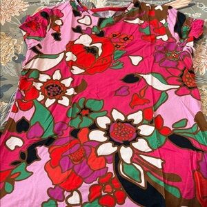 Ted Baker Pink and Green Floral Top